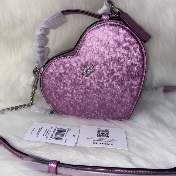 Coach Heart Crossbody New - Picture 2 of 15